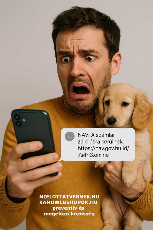 Kamu SMS átverés a NAV-tól